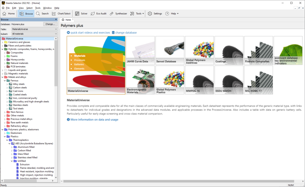 Screenshot - Selector front screen